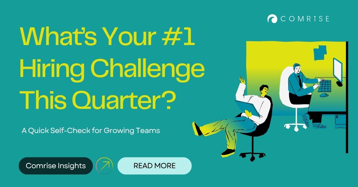 Minimal corporate cover illustrating hiring challenges as a growth constraint for leadership teams this quarter