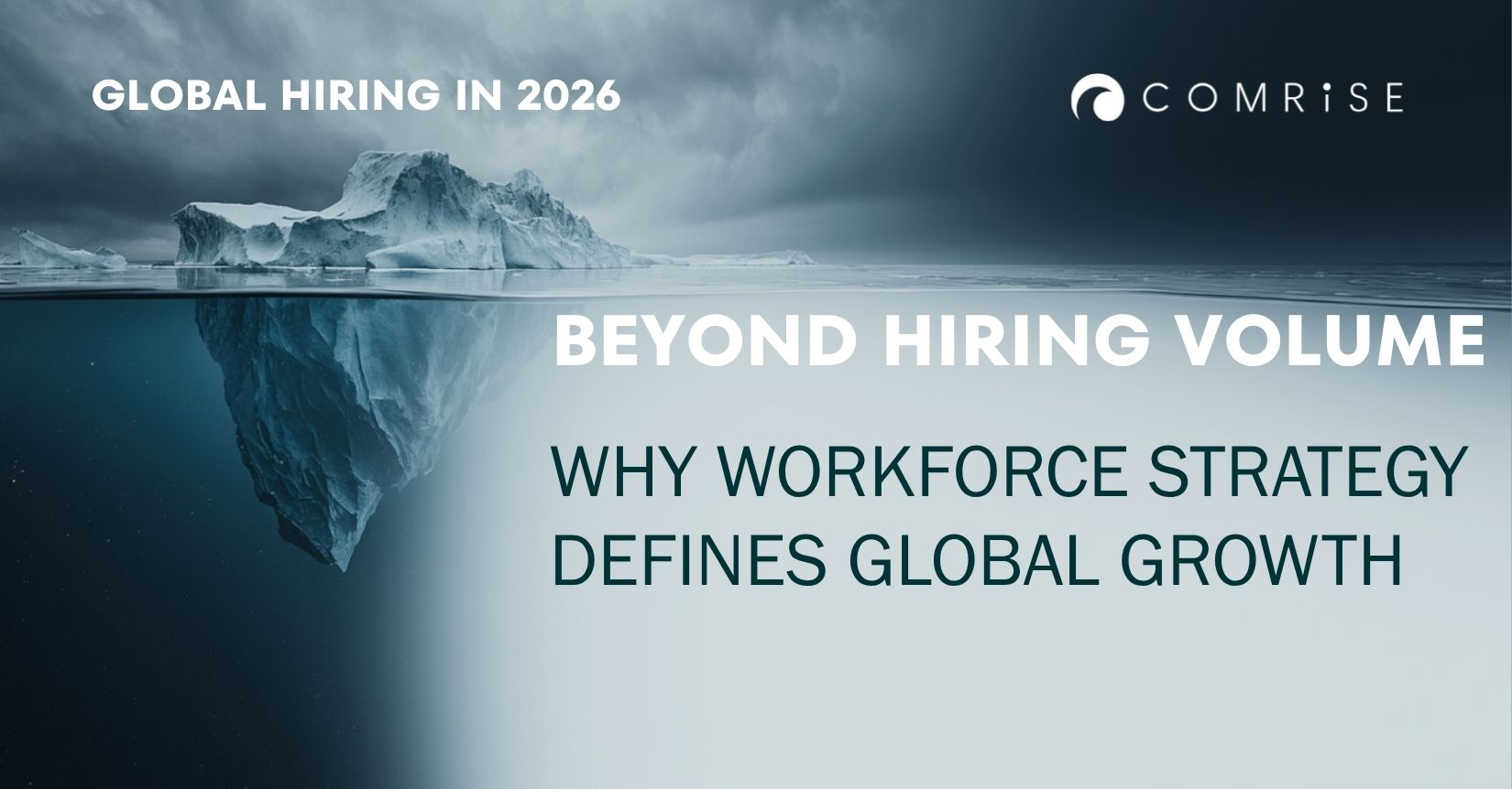 Global hiring strategy 2026 showing workforce strategy, global talent intelligence, and scalable workforce solutions for sustainable growth
